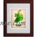 Trademark Fine Art "Ireland Watercolor Map" Matted Framed Art by Naxart, Wood Frame   551758658